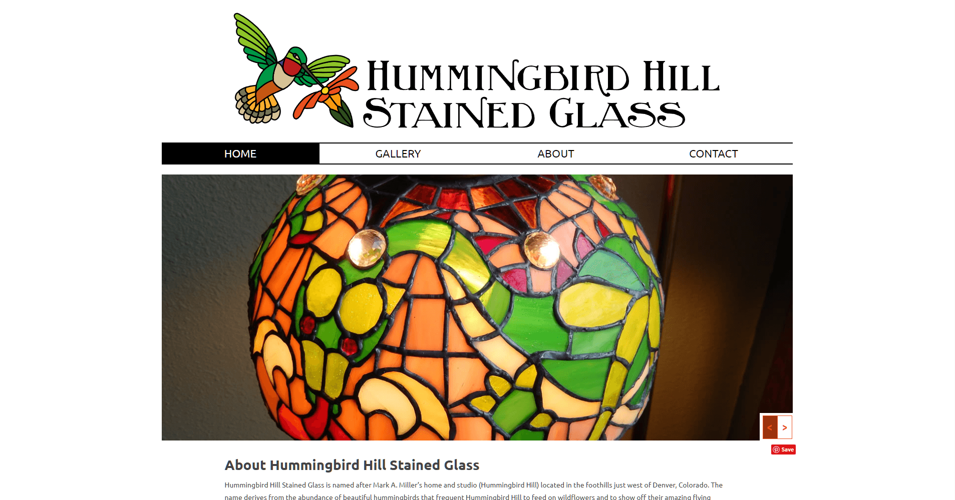 Hummingbird Hill Stained Glass